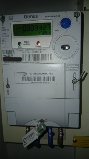 Electricity meter photo